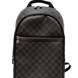 Louis Vuitton Michael NM Backpack Damier Graphite Noir Black Leather Men’s Women’s we also have brands Gucci Chanel Versace Rolex Jordan and other