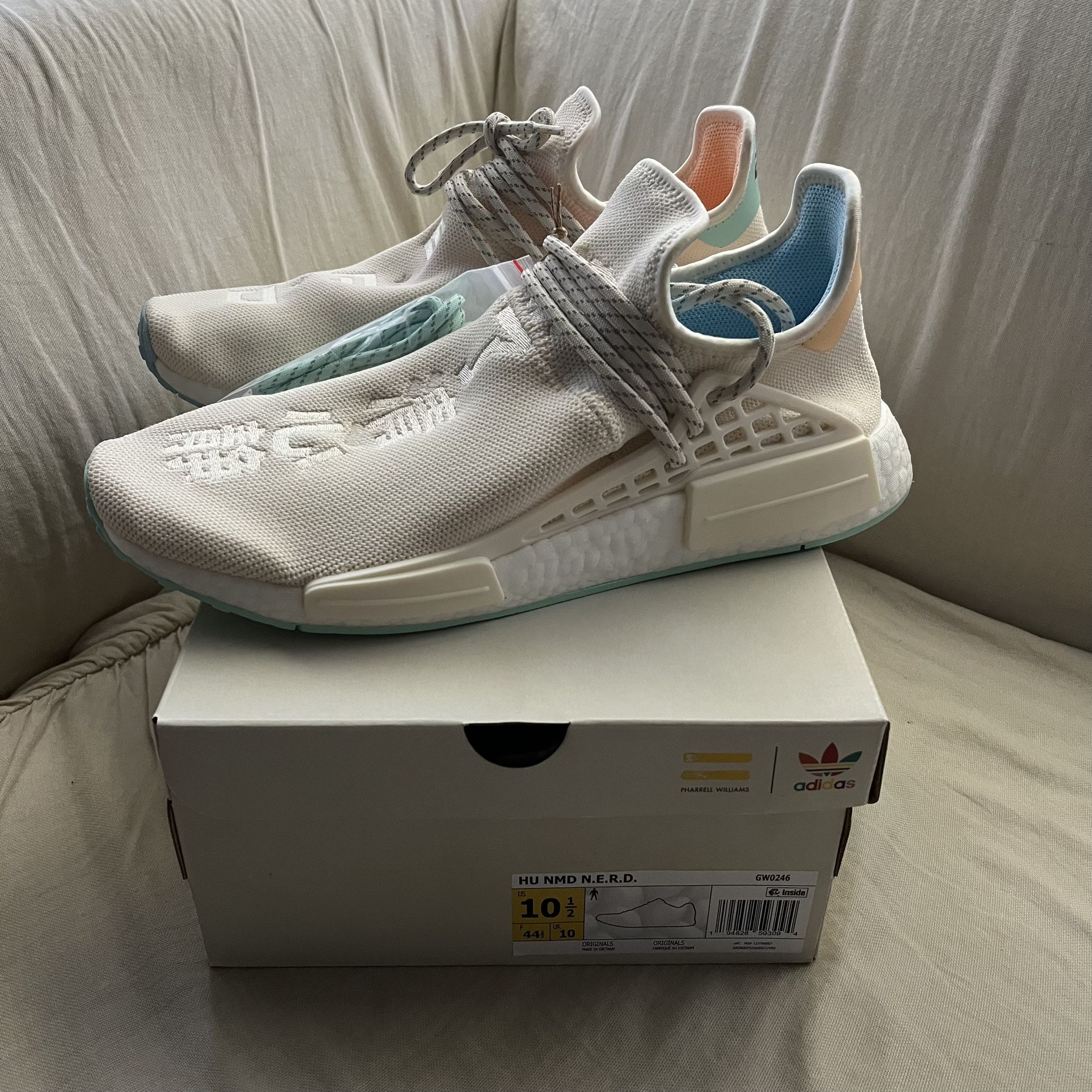 Adidas Pharrell Williams HU NMD NERD New Size