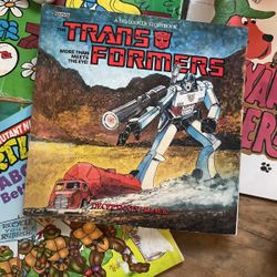 The Trans Formers Deception Hijacke Big Looker Storybook Paperback Marvel Books/ Vintage 1985/ Children’s Book/ Nostalgic Gift