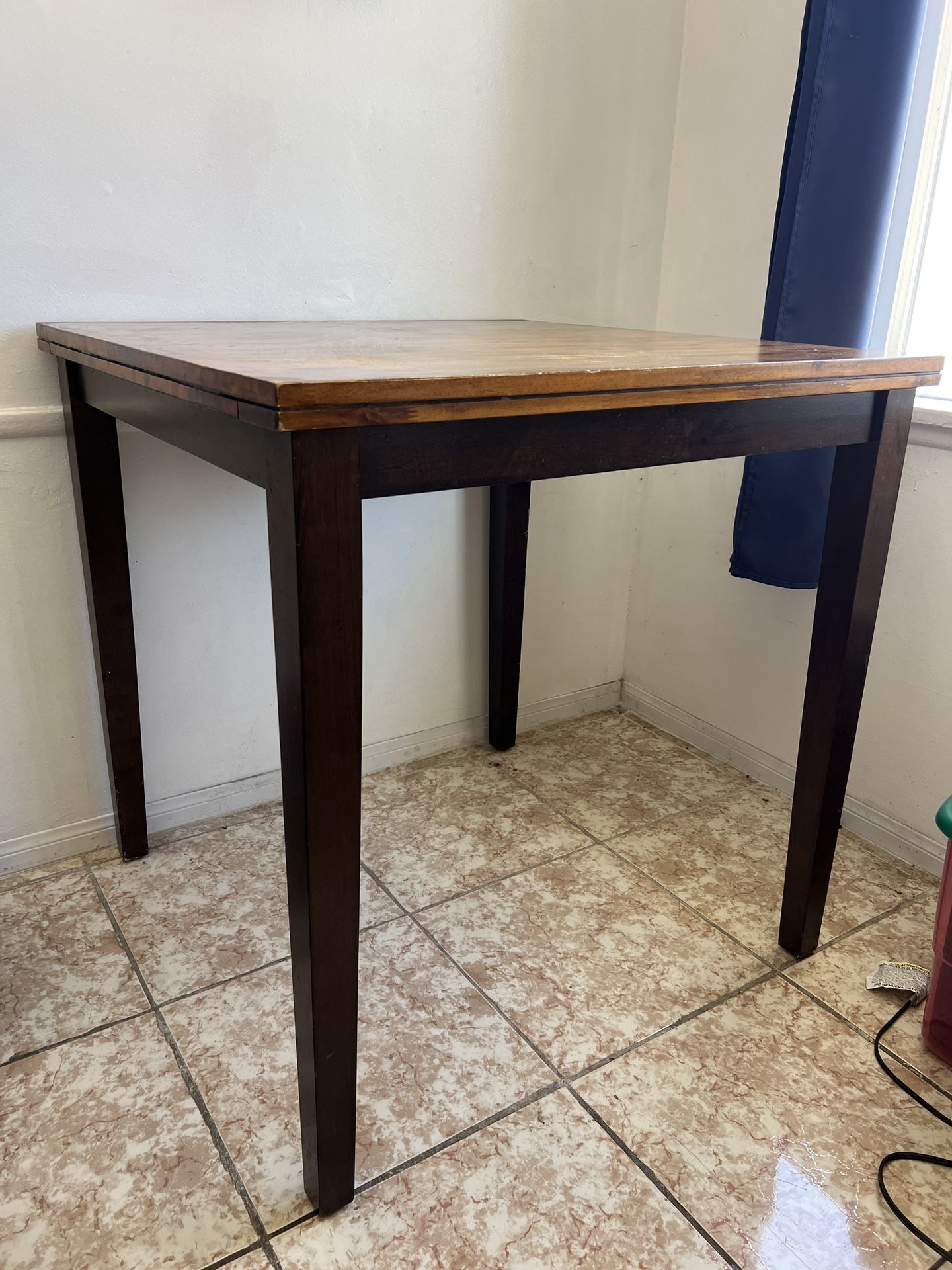 Wooden Table And Stools 
