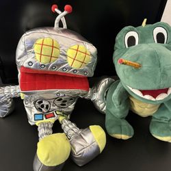SML Robot And Booger The Dinosaur Puppets