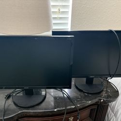 2 Acer K222HQL Monitors
