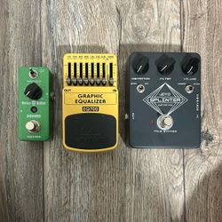 Guitar pedals 