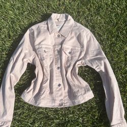 Micheal Kors pink denim Jacket