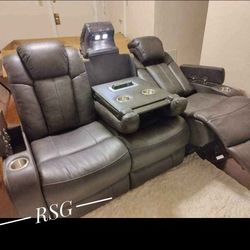 Power Reclining Sofa, Loveseat, Recliner Living Room Couches By Ashley Furniture ✅No Needed Credit Check 💛 $39 Down Payment with Financing