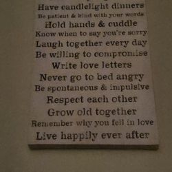 Love Rules Picture Frame