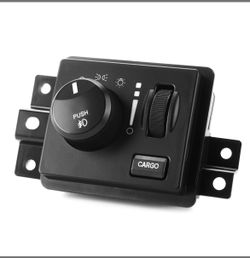 Headlight Switch Control for 2006-2009 Dodge Ram 1 3500, 2005-2010 Dodge Dakota, 2007-2009 Dodge Durango Fog Light Switch Headlamp Cargo Lamp 