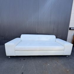 Leather Couch White