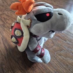 Super Mario Dry Bowser King Grey 10" Plush