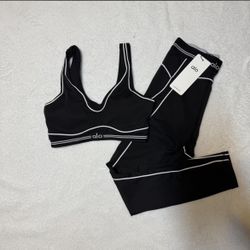 Black Workout Set Size Medium