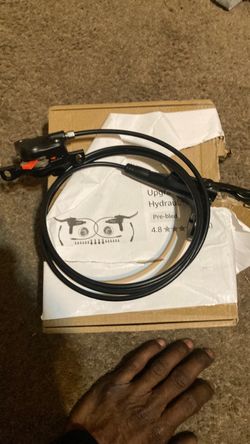 Hydraulic brake for bikes and razors