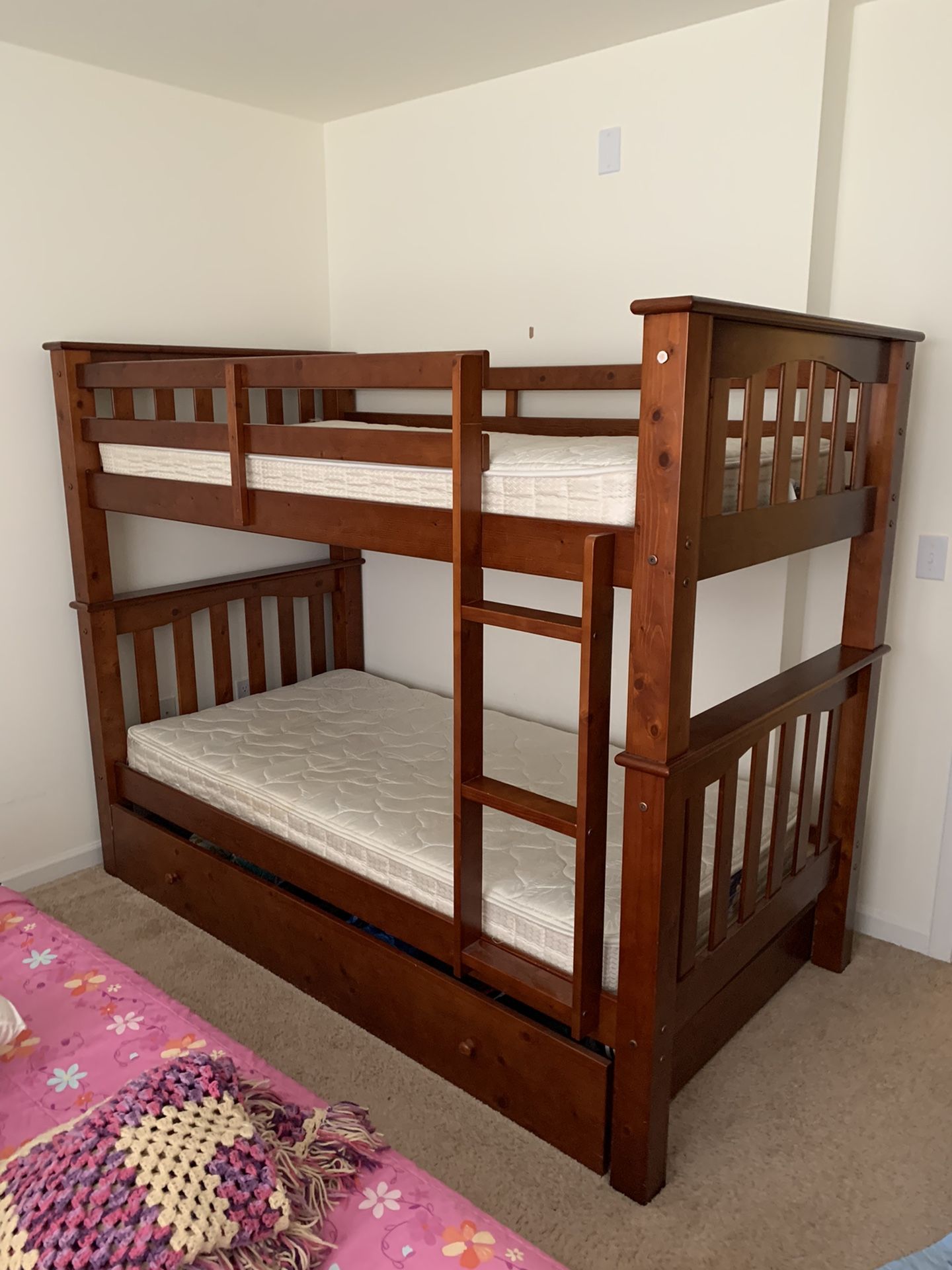 Wood Bunk Bed