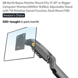 Single Monitor Mount/Arm + Monitor