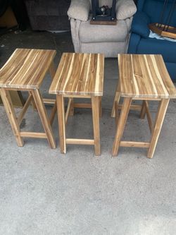 Solid Wood  Bar Stools