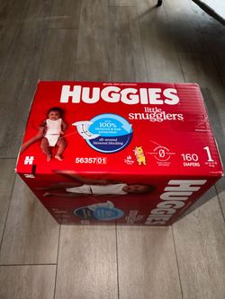 SIZE 1 Huggies Little Snugglers Diapers