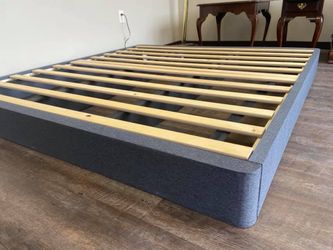🛏️ Helix UPHOLSTERED FOUNDATION Bed Frame (QUEEN) - SALE ~35% Off