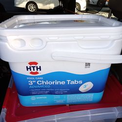 HTH Pool Care 3" Chlorine Tablets 25lb Bucket