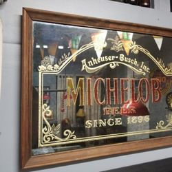 Michelob Beer Mirror (Vintage)