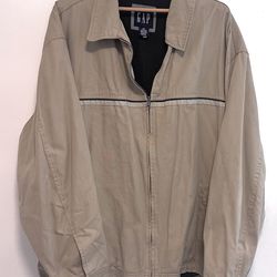 🧥 GAP Jacket, Size XL, High Quality, Beige/Navy Color, Lining, Pockets (new)