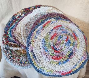 Vintage Rag Placemat Set of 6