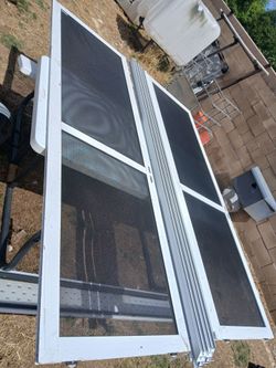 Ultimate 2 panel sliding security door 96×60 frame