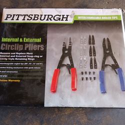 Snap ring pliers set