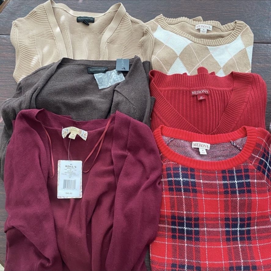 Lot of Women’s Sweaters and Cardigans