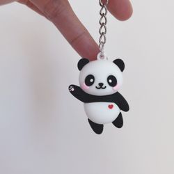 Super Cute Cartoon Panda Keychain