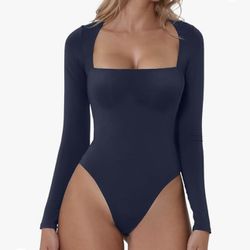 Quisen Navy Blue Bodysuit Size L
