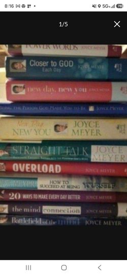 (35) joyce meyer books, $7 - $10 each