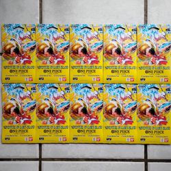 10 One Piece Op 15 Sleeve Booster Pack Op15