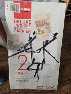 Allen Sports Deluxe Two Bike Trunk Mounted Carrier