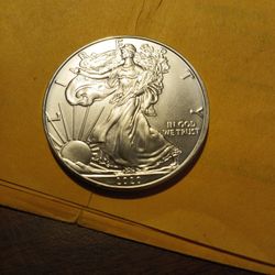 2020  Brilliant American Silver Eagle One Dollar Coin 