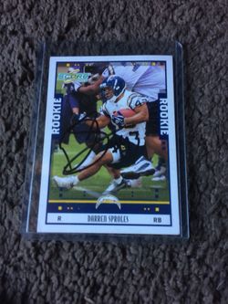 Darren Sproles Rookie and pro cards with signature from Mr Sproles
