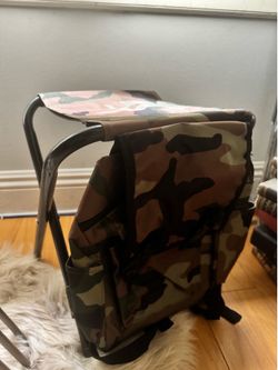 Portable folding stool