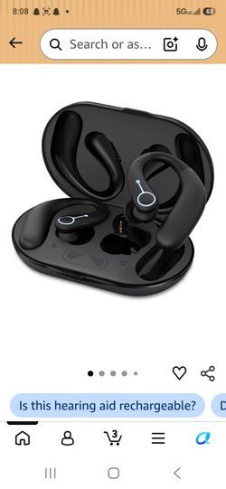 WASOCA Hearing Aids for Seniors, Hearing Aids Rechargeable with Bluetooth, Hearing Aid APP Control, Hearing Amplifier for the Hearing Loss, Hearing Yo