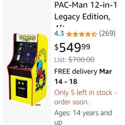 Arcade 1 UP All Pac Man's Final $250.