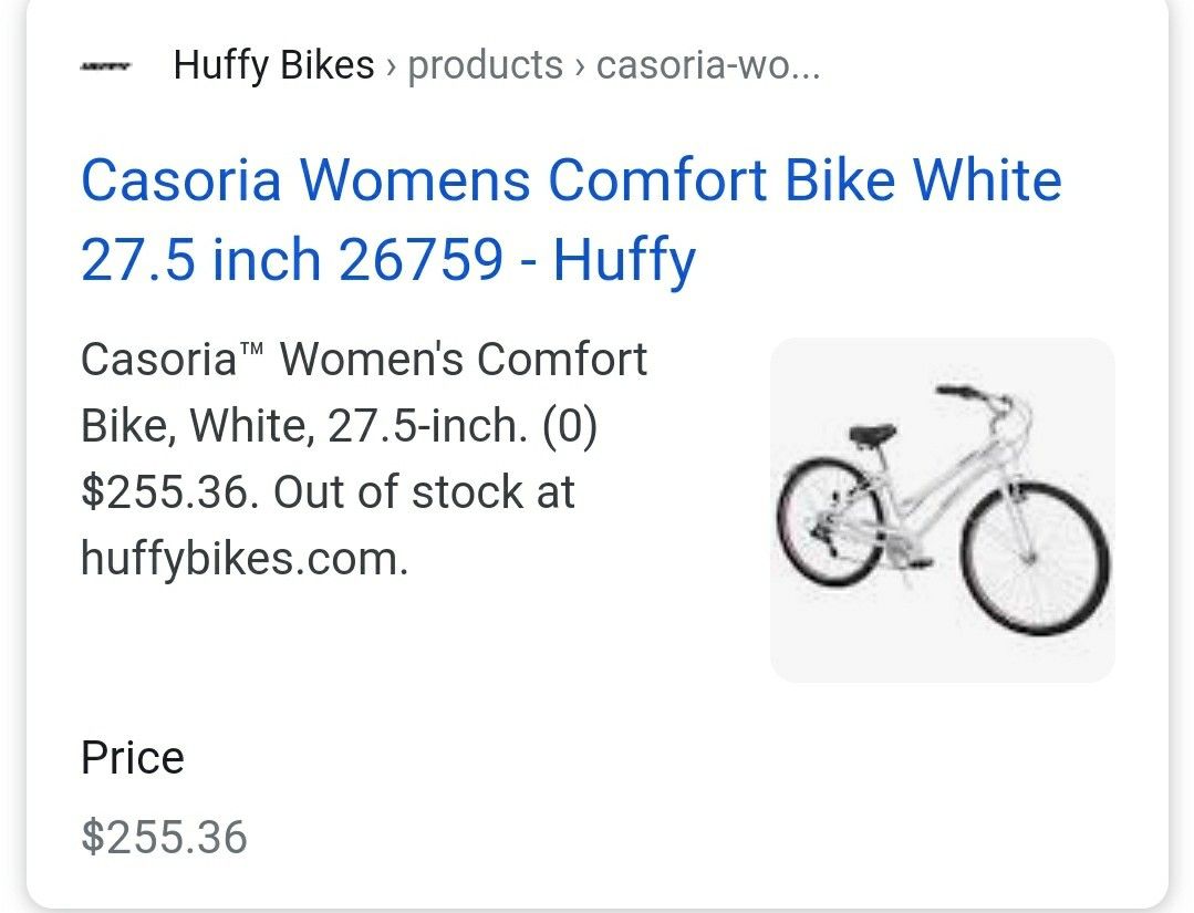 Huffy Casoria aluminum frame bike