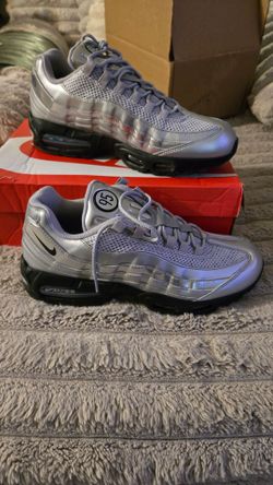 Nike Air Max 95 SE Big Bubble Total 90 Metallic Silver/Black IB6830-002. BNITB.