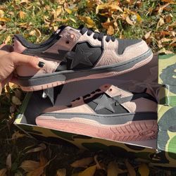 9 /10 Bape sta pink and grey  Men 