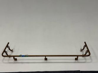 Brass bar foot rest
