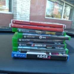 Games (Nintendo Switch, XBOX ONE, PS4)