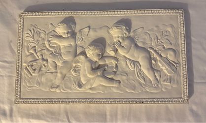 Cherub Angels Wall Sculpture