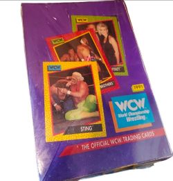 1991 WCW Official Trading Cards Box