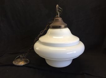 Schoolhouse light fixture possibly from Disneyland.