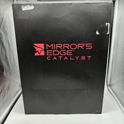 Mirrors Edge Catalyst Collectors Edition Statue Steelbook Lithograp New Open Box