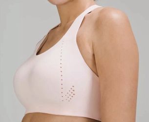 NWT Lululemon AirSupport Bra High Support In Light Baby Pink Womens Size 38D