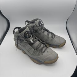 Nike Air Jordan 6 Rings 3M Reflective Mens Size 13 US Metallic Silver