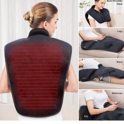 Snailax Heating Pad for Neck and Shoulders,Large Heating Pads for Back Pain Relief, Electric