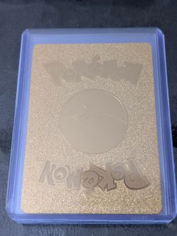 Fan Art Gold Foil Pokemon